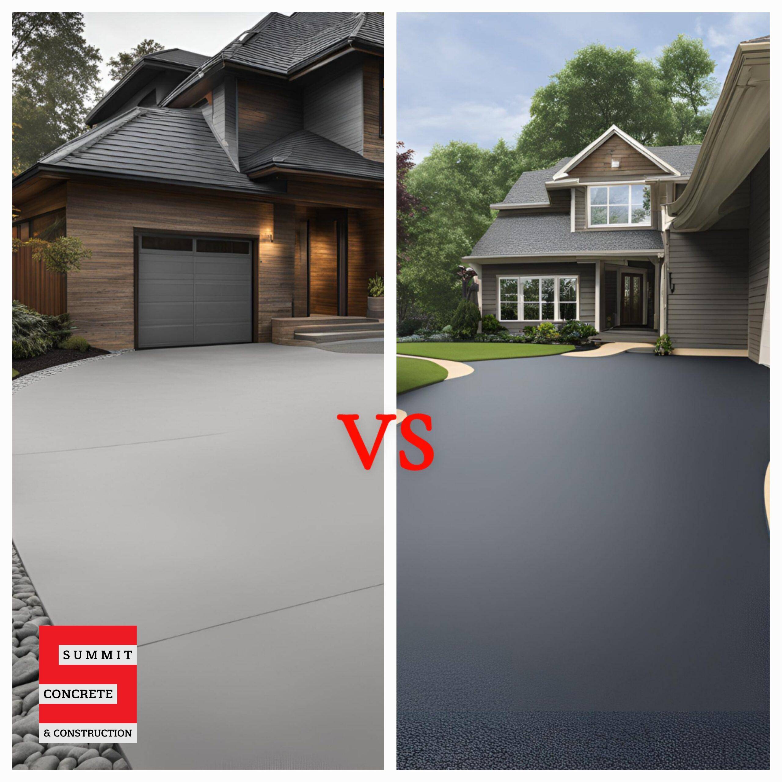 Concrete vs. Asphalt Driveways: Which is the Better Choice for Your Home?